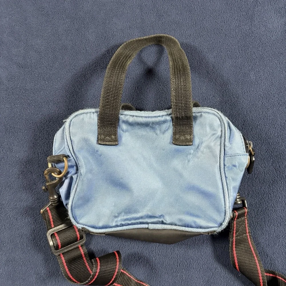 Vtg Polo Jeans Co Ralph Lauren Mini Messenger Bag Blue Y2K Crossbody Utility